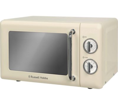 RUSSELL HOBBS RHRETMM705C Solo Microwave - Cream RUSSELL HOBBS RHRETMM705C Solo Microwave - Cream